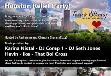 Karina Nistal + HOUSTON Relief Party