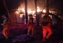 California firefighter dies as Thomas blaze rages