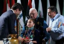 Teen activist Autumn Peltier who scolded Trudeau to address UN