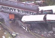 Amtrak Washington train crash: Deaths as carriages fall on US motorway