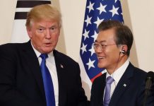 Trump wants war, Moon wants peace