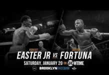 Easter vs Fortuna: JAN 20TH SHOWTIME BOXING Team #EBunny