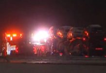 Huge pileup leaves one dead, several injured