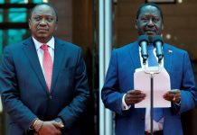 Kenyatta and Odinga vow to work out differences