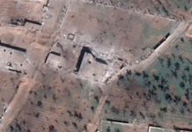 Images taken week apart show destruction in Syrian enclave