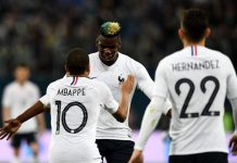 Video: Manchester United star Paul Pogba scores superb free-kick for France