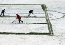 Which football matches have been postponed due to the 'Beast from the East'? Find out here