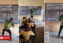 Ghana man teaching computing without computers becomes viral hit