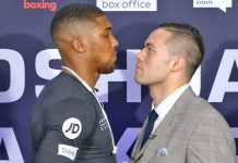 Anthony Joshua vs Joseph Parker Face to Face | Official Face Off
