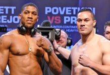 Anthony Joshua vs Joseph Parker FULL WEIGH IN & FINAL FACE OFF