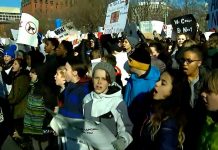 Florida shooting: US high school students stage mass walkout