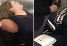 Plane passengers restrain traveler from hell claiming to be God