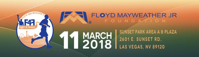THE FLOYD MAYWEATHER JR. FOUNDATION PRESENTS THE 4th ANNUAL “FIGHT 4 FITNESS” 5K RUN, 2K WALK, KIDS FUN RUN, & COMMUNITY DAY WITH AN 80’ & 90’S TWIST! SUNDAY, MARCH 11TH AT 10:00 AM