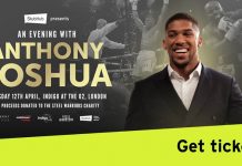 StubHub Presents an Evening with Anthony Joshua Heavy Weight Champion #1