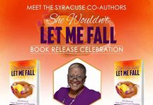 She Wouldn’t Let Me Fall Book Release Celebration SYRACUSE April 29th 3-7pm