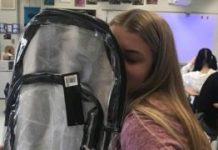 Florida shooting: Students defy transparent school bags rule