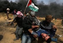 Israeli forces kill three Palestinians, wound 955 at Gaza protest