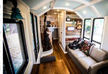 School Bus Converted To Incredible Off-Grid Home
