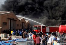 Fire breaks out at ballot warehouse in Baghdad