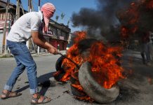 Fury in Kashmir after youth killed by police vehicle