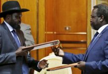 South Sudan rebel chief meets President Kiir in Ethiopia