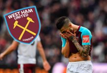 West Ham United and Argentina star Manuel Lanzini set to miss the entire 2018/19 Premier League season