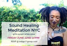 “Sound Healing Group Meditation & Deep Discussion” Friday, June 22nd @ 7pm