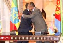 Ethiopia and Eritrea declare end of war