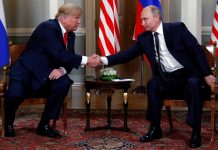 Trump and Putin meet after Russian president arrives late for high-stakes summit