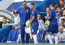 Maurizio Sarri thanks Real Madrid target Eden Hazard for helping Chelsea to London derby success over Arsenal