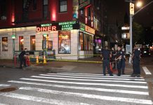 Stranger stabs man in the back outside Greenwich Village diner