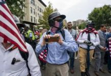 Unite the Right: White nationalists outnumbered at Washington rally
