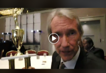 James Zuley is presented with a Parents Award from the World Film Institute