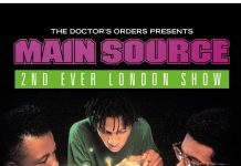Main Source #LIVE 2nd Ever London Show 7pm Sunday 4th November 2018