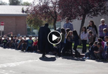 Caped Crusader Visits James Madison