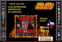 Money Burns #Live Interview on www.hotrushradio.com