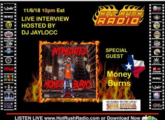 Money Burns #Live Interview on www.hotrushradio.com