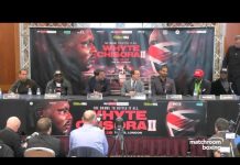 HEATED! – DILLIAN WHYTE v DEREK CHISORA *FULL & UNCUT* PRESS CONFERENCE w/ DAVID HAYE & EDDIE HEARN
