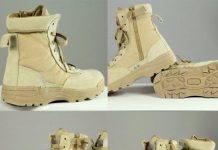 SCM UNISEX SWAT Army Military Work Boots, Resistant Sole Shoes (Limited Pairs)