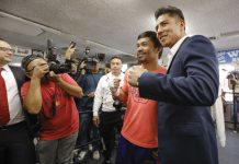 MANNY PACQUIAO & ADRIEN BRONER LOS ANGELES MEDIA DAY QUOTES & PHOTOS