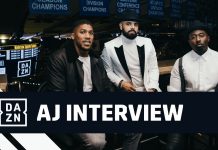 Anthony Joshua Talks About 2019 With DAZN