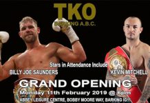 NEWS: SAUNDERS & MITCHELL SPECIAL GUESTS AT TKO BARKING A.B.C. LAUNCH