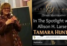 Tamara Hunter, In The Spotlight at The City Summit Tempe Mastermind