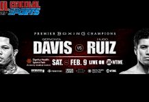 GERVONTA DAVIS VS. HUGO RUIZ FIGHT WEEK MEDIA SCHEDULE *All Times Are Pacific* (as of 02/05/19)