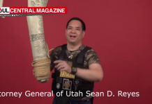 Attorney General of Utah Sean D. Reyes Shouts Out Soul Central Magazine
