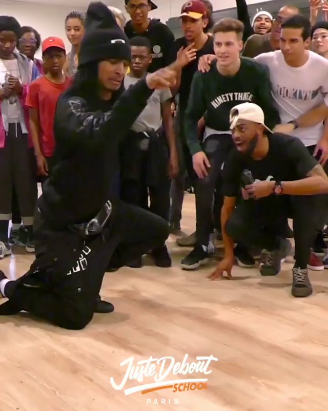 workshops with CRIMINALZ CREW during HipHop dance week at Juste Debout School