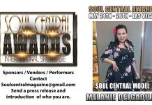 Come and meet Soul Central Models #Melanie at the Soul Central Awards International ShowCase Weekender – May 24th/25th