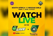LIVE STREAM on JFFLIVE- South Africa Banyana Banyana VS Jamaica Senior Reggae Girlz Int’l Friendly !
