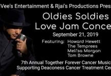 Oldies Soldies Love Jam Concert is coming to the Old National Events Plaza on September 21,