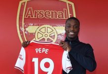 Arsenal Get Nicolas Pepe and confirm £72m club-record signing of from Lille.